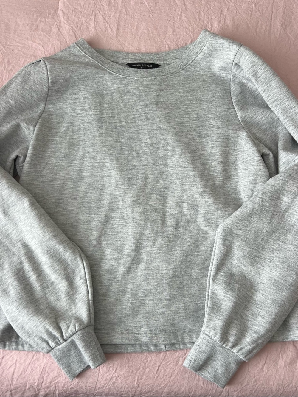 Banana Republic Heather Gray Crewneck Sweatshirt
